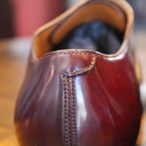 BROOKS BROTHERS GOLDEN FLEECE 7 SHELL CORDOVAN BURGUNDY CAPTOE OXFORD main image 11
